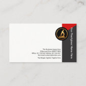 発光性黒多角形結晶化学 名刺 (裏面)