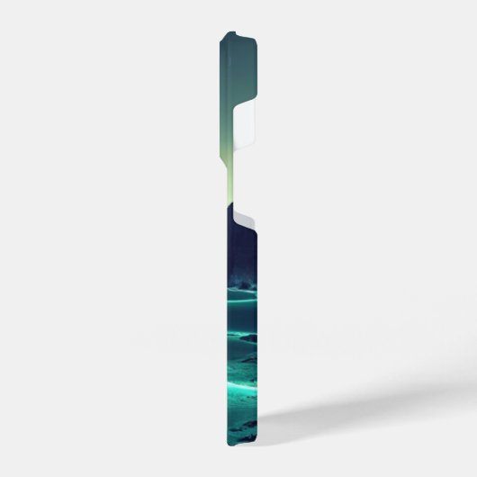 発光感動的海 iPhoneケース (左側面)