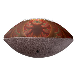 発光抽象芸術モダンオレンジ赤フラクタル アメリカンフットボール