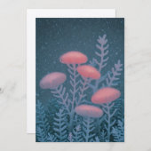 発光植物性招待状 | 枚 招待状 (正面/裏面)