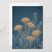 発光植物性招待状 | 枚 招待状 (正面/裏面)