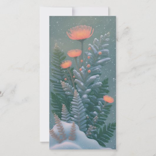 発光植物発表カード | ホリデー 案内状 (正面)