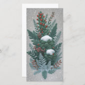 発光植物発表カード | ホリデー 案内状 (正面/裏面)