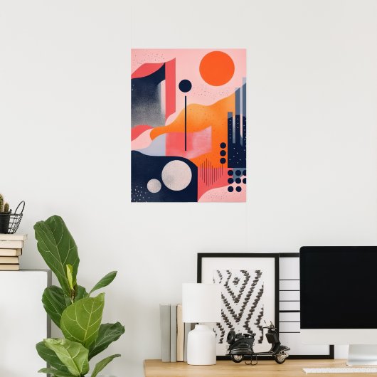 発光球体 ポスター (ホームオフィス)