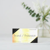 発光破壊金ゴールド効果抜群の貴族 名刺 (スタンド正面)