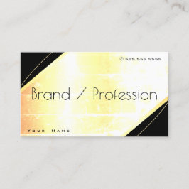 発光破壊金ゴールド効果抜群の貴族 名刺