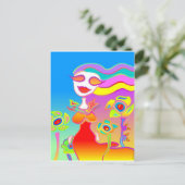 発光美しい ポストカード (スタンド正面)