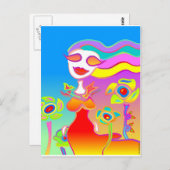 発光美しい ポストカード (正面/裏面)