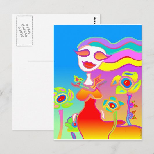 発光美しい ポストカード (正面/裏面)