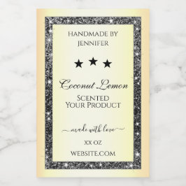 発光銀グリッター金ゴールド効果製品ラベル フードラベル