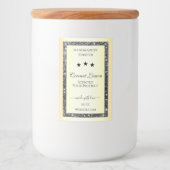 発光銀グリッター金ゴールド効果製品ラベル フードラベル (正面)