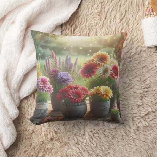 発光開花 クッション (ブランケット)