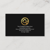 発光電荷電気信号 名刺 (裏面)