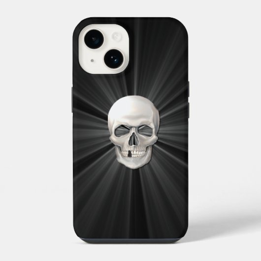 発光3Dドクロ iPhoneケース (裏面)