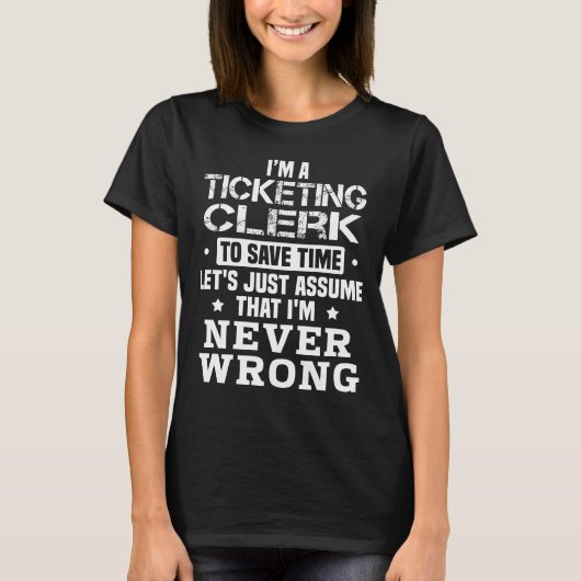 発券係 Tシャツ (正面)