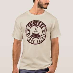発声映画の前のコーヒー Tシャツ
