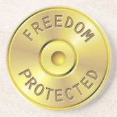 発射された弾丸からの弾薬カートリッジ、自由 コースター (正面)