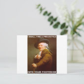 発射する ポストカード (スタンド正面)