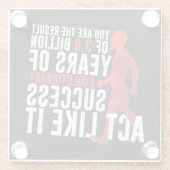 発展の成功 ガラスコースター (裏面)