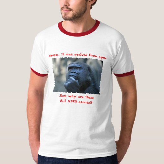 発展の質問 Tシャツ (正面)