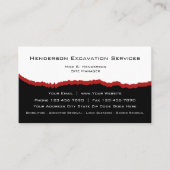 発掘サービス業票 名刺 (正面)