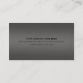 発掘サービス業票 名刺 (裏面)