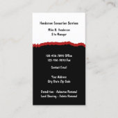 発掘建築業務名刺 名刺 (正面)