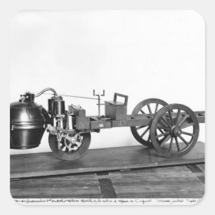 発明される蒸気動力車 スクエアシール