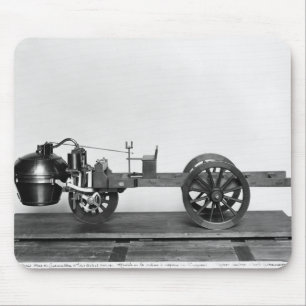 発明される蒸気動力車 マウスパッド