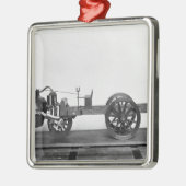 発明される蒸気動力車 メタルオーナメント (左)