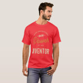 発明家 面白い 職業 名前 誕生日 ジョーク Tシャツ (正面フル)