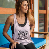 発汗の悪い決定おもしろいフィットネス引用文 タンクトップ