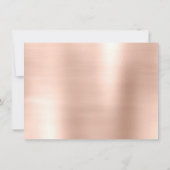 発汗延長ピーチメイクアップ証明書ギフト 招待状 (裏面)