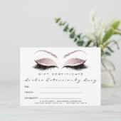 発汗延長化粧証明書ギフトグリッター (スタンド正面)