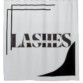 発汗式タイポグラフィシャワーカーテン シャワーカーテン (正面)