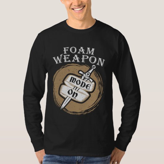 発泡戦闘モード ラープ ライブアクションロールプレイ Tシャツ (正面)