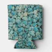 発泡缶クーラーの青い小石 缶クーラー (裏面)