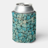 発泡缶クーラーの青い小石 缶クーラー (缶裏面)