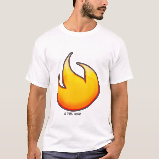 発火させた青年2009年 Tシャツ (正面)
