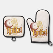 発火!ブランドマーチバイスワッグ株式会社 鍋つかみ&鍋敷きセット (正面)