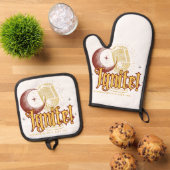 発火!ブランドマーチバイスワッグ株式会社 鍋つかみ&鍋敷きセット (トップダウン)