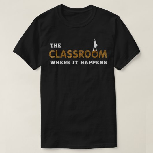 発生する教室 Tシャツ (デザイン正面)
