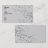 発生の枝かエンボスそっくりのイメージ 名刺 (正面/裏面)