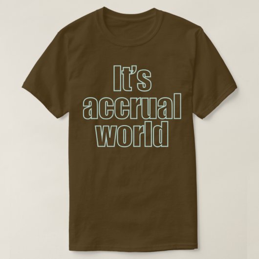 発生世界の概要 Tシャツ (デザイン正面)