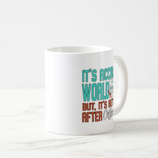 発生世界会計士 コーヒーマグカップ (正面右)