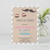 発疹または州の性別が招待を明らかにする 招待状 (スタンド正面)