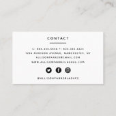 「発疹」 名刺 (裏面)