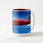 発育阻害の平らなマグ ツートーンマグカップ (正面右)