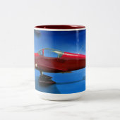 発育阻害の平らなマグ ツートーンマグカップ (中央)