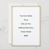 発育阻害の跳ね上がりのチアリーダーのイベントの招待状を跳んで下さい 招待状 (裏面)